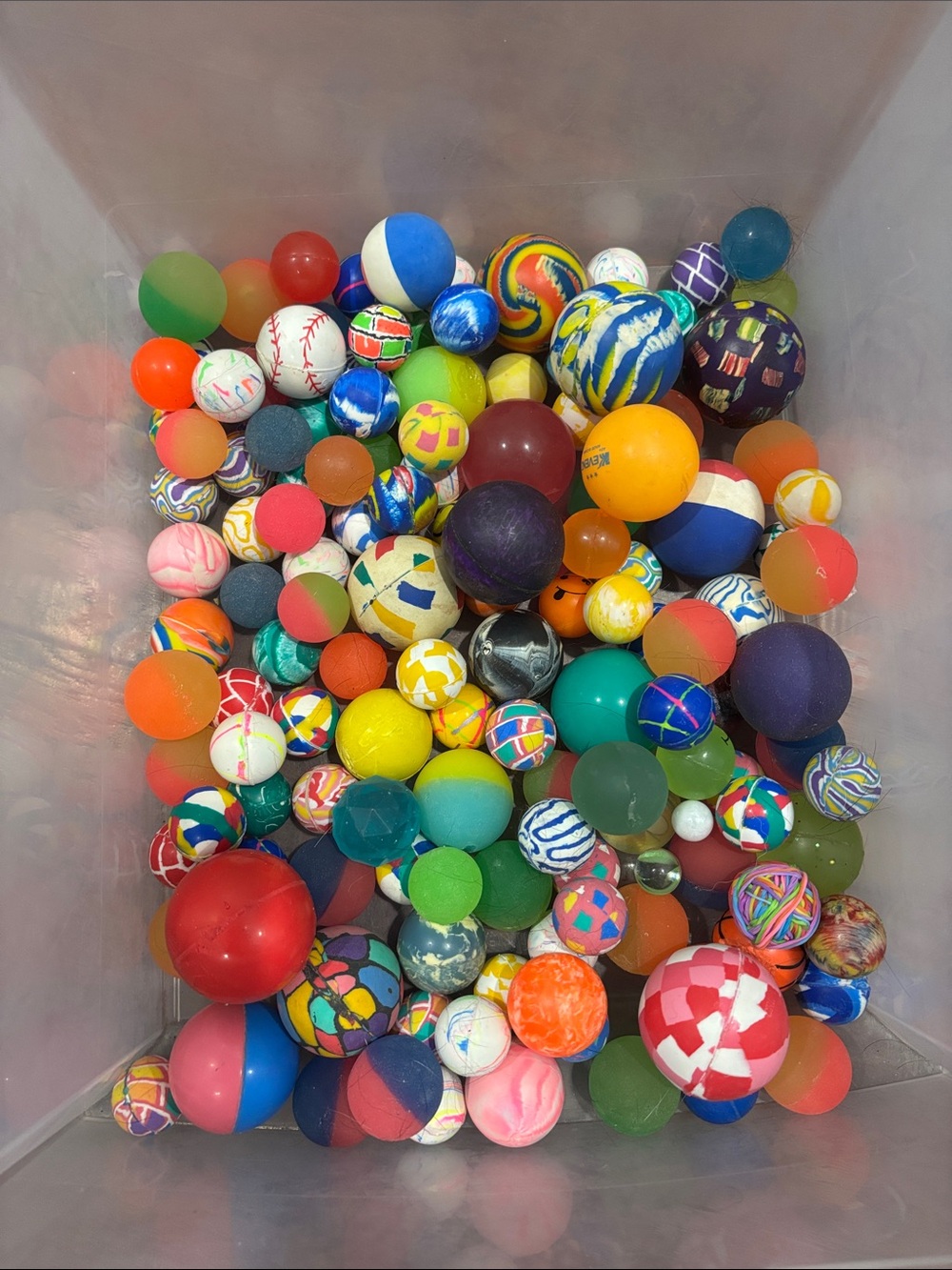 Colorful Assorted Bouncy Balls Pack - Multicolor